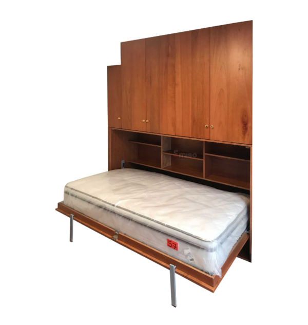 Cama abatible de madera