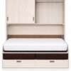 Doble cama plegable con sofá