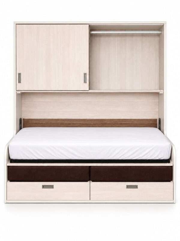Doble cama plegable con sofá