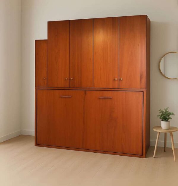 Cama abatible de madera