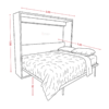 Cama abatible 2 plazas