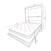 Cama abatible Queen Size