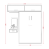 Cama abatible 2 plazas
