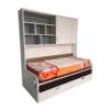 Cama abatible 1 plaza con sofá