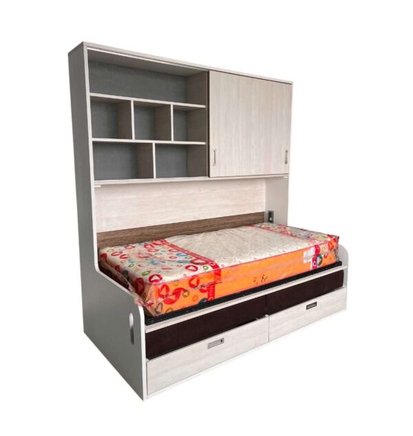 Cama abatible 1 plaza con sofá