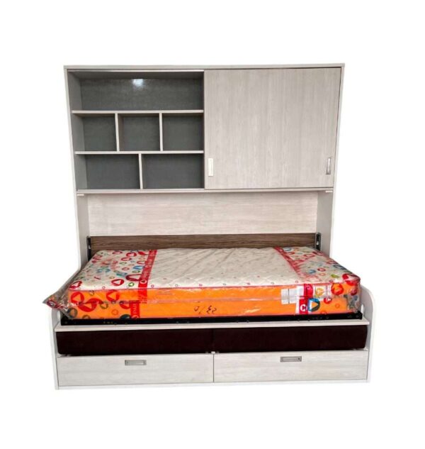 Cama abatible 1 plaza con sofá