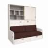Cama abatible 1 plaza con sofá