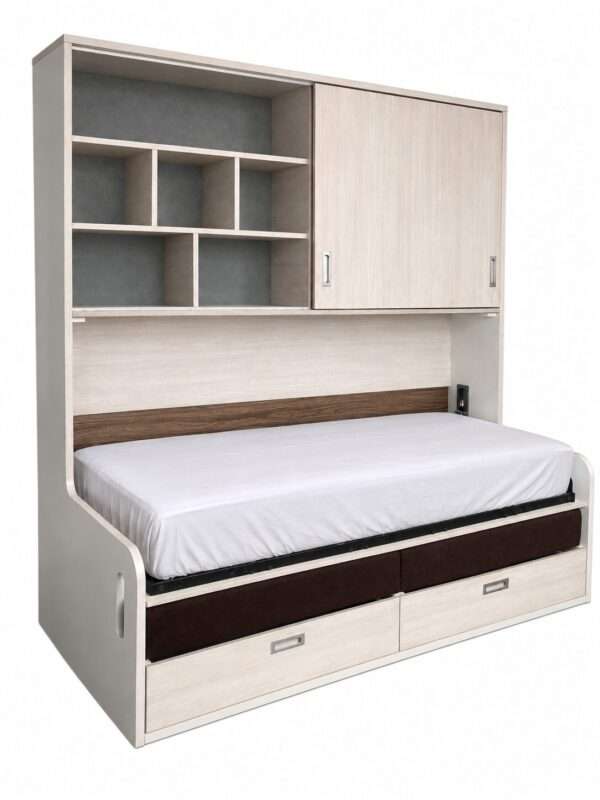 Cama abatible 1 plaza con sofá