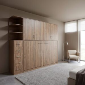 cama abatible de 1 plaza y media