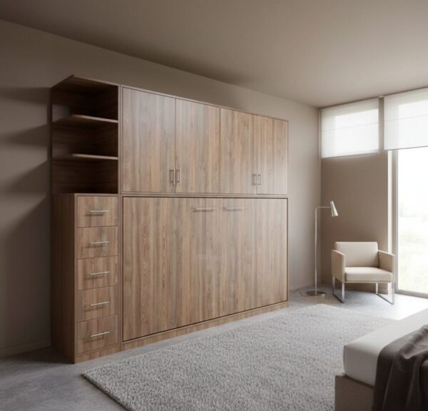 cama abatible de 1 plaza y media